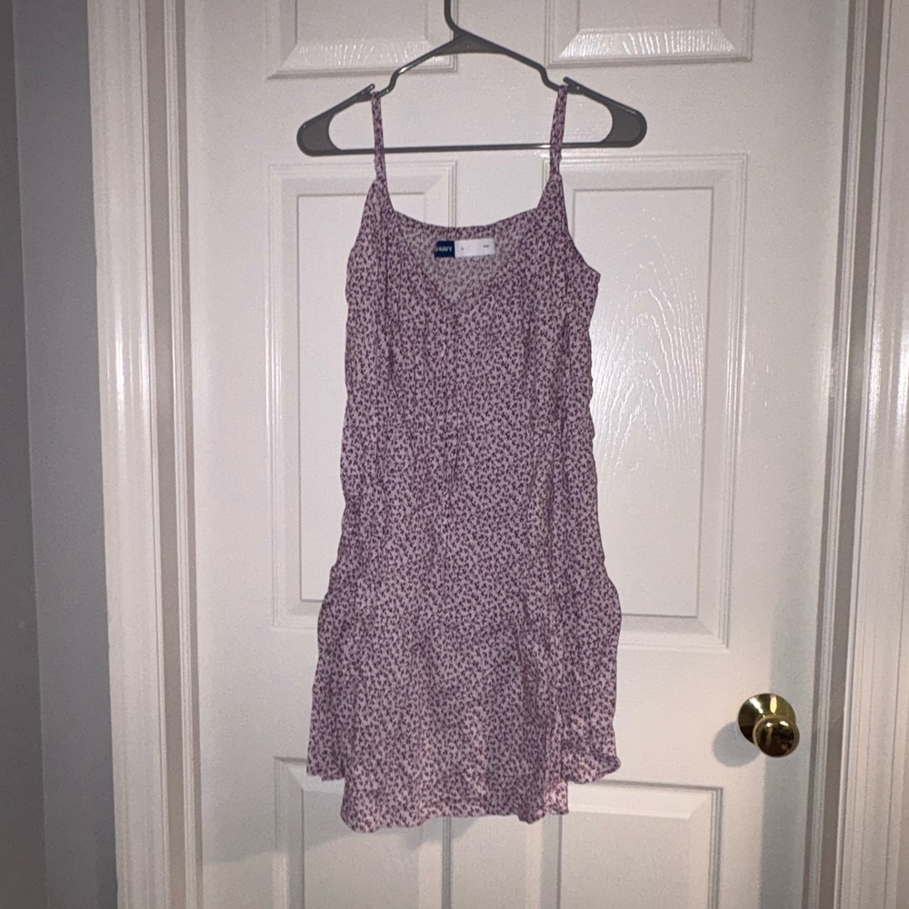 Old Navy Pink Patterned Mini Dress